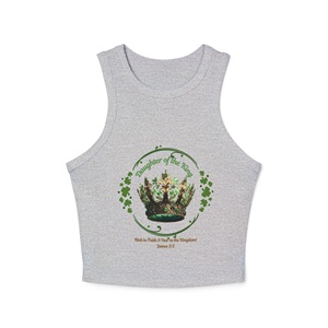 Camiseta sin mangas informal personalizada para mujer con logo frontal bordado en 3D, cuello elástico, sin mangas, espalda cruzada de microcanalé, para gimnasio y fitness - Product Image 5
