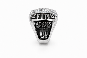 Anillo de Campeonato de Fútbol Personalizado - Anillo de Trofeo de Campeonato Personalizado con Circonita Cúbica - Product Image 3