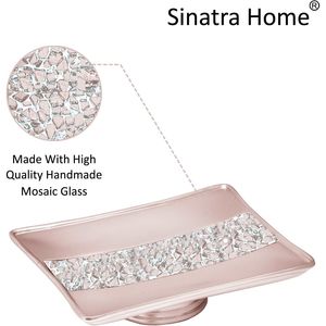 Set di Accessori da Bagno Moderno e Classico di Lusso, 4 Pezzi, Include Dispenser per Sapone Liquido, Bicchiere, Portaspazzolino, Portasapone - Product Image 3