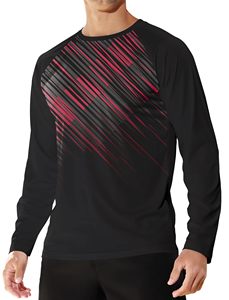 Camisetas de Natación Estampadas para Hombre, Cuello Redondo, Manga Corta, Secado Rápido, Degradado, Poliéster, Deportivas, Corte Regular, Sublimación - Product Image 1