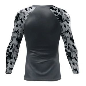 Rashguard unisexe 2025 personnalisé avec logo imprimé de haute qualité en Spandex/Nylon à séchage rapide - Product Image 2