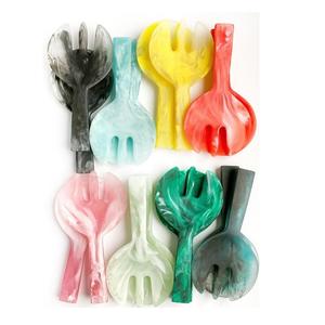 Juego de Cubiertos de Resina para Hotel, Tenedor y Cuchara para Ensalada, Producto Adecuado para Restaurantes, Tenedor y Cuchara para Cena de Hotel, Uso Diurno, Color Personalizable - Product Image 1