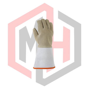 Gants de soudage en cuir de vachette résistant à la chaleur avec manchette de sécurité, épaisseur 11 oz, antidérapants, protection du coude pour MIG/TIG - Product Image 3