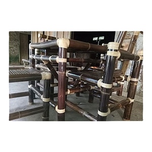 การออกแบบใหม่ที่ทันสมัยร้านอาหารไม้ไผ่ชุดโต๊ะรับประทานอาหาร - Product Image 1