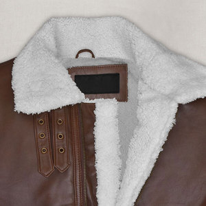 Chaqueta de Piel de Oveja para Hombre, Primavera, Genuina, Suave, Cálida, Impermeable, Transpirable, Resistente al Viento, Ecológica, Ligera, Elegante, Corte Regular - Product Image 6