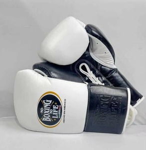 Elite NBNL Style Boxing Gloves Genuine Leather Professional Training Gloves with High Density Foam Padding OEM Supplier - Product Image 6