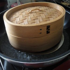 Matériaux supérieurs, sûr et écologique, cuiseur vapeur en bambou, ustensiles de cuisine en bois pur, idéal pour la cuisson des fruits de mer et la cuisson à la vapeur des raviolis, prix avantageux - Product Image 4