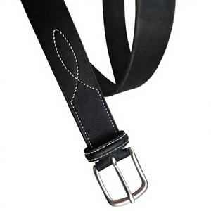 Ceinture vintage pour homme avec boucle carrée en acier - Boucle en acier, écologique, légère, imperméable, durable, largeur 3,8 cm, longueur 138 cm - Product Image 1