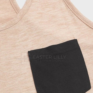 Servicio OEM, último diseño de camiseta sin mangas para hombre, alta calidad, bajo precio, camiseta sin mangas para hombre más vendida, hecha en Pakistán. - Product Image 3