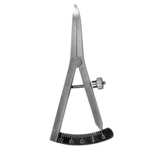 Calibre chirurgical CASTROVIEJO, instrument de mesure droit de précision, portée de la échelle 3-1/2 pouces, longueur de travail par Grip Surgical - Product Image 4