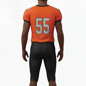 Uniforme de Fútbol Americano de Diseño Moderno, Ropa Deportiva Transpirable y Elegante de Poliéster para Equipos y Clubes de Fútbol, para Entrenamientos - Product Image 4