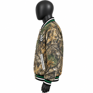 Custom <b>Mens</b> Varsity Letterman <b>Jacket</b> <b>Wool</b> Cotton Stand Collar Front Waterproof Windproof Winter Baseball Streetwear <b>Jacket</b> - Product Image 1