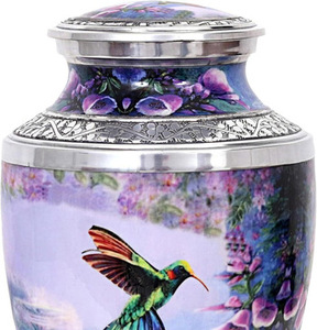 Decorative Brass Cremation Urns for Adult Ashes Handmade Urns for Male and Female Decorative Urns Funeral Urns - Product Image 5