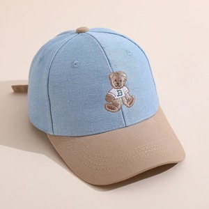 หมวกเบสบอลเด็ก 52 ซม. 2-6 ปี หมวกเด็กปักลายการ์ตูนหมี หมวกกันแดดเด็ก หมวกปีกกว้างสำหรับฤดูใบไม้ผลิและฤดูร้อน สำหรับเด็กวัยหัดเดินทั้งเด็กชายและเด็กหญิง - Product Image 3