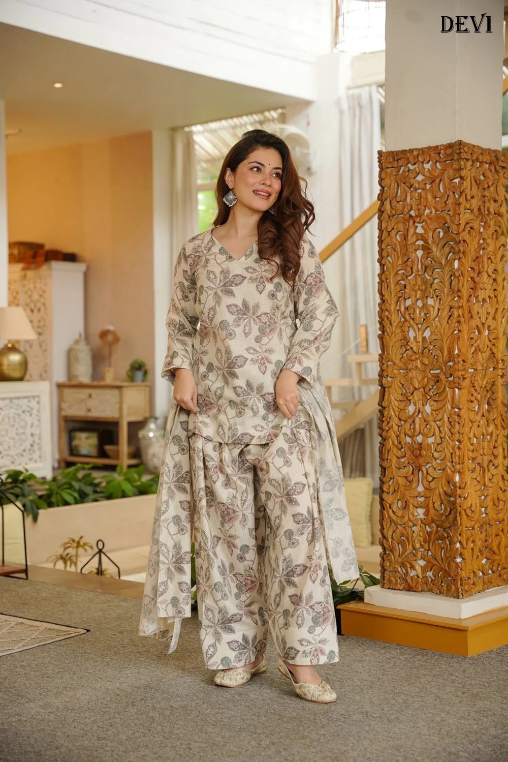 casual sharara dress for women Ladies Sharara - Velvet Cotton Fabric, Full Sleeves, Appliqued Bead Closure - Long Life Durability, Attractive Designs for Party and Casual Wear at 800.00 INR in Ludhiana, Punjab