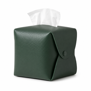 Boîte à mouchoirs en cuir au design classique avec fermoir doré, support rectangulaire moderne pour boîte à mouchoirs, vente en gros d'usine - Product Image 5
