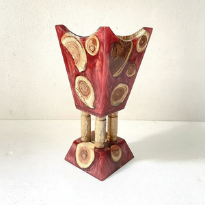 Porta Incienso Decorativo de Resina Epoxi y Madera con Acabado Brillante para Ramadán, Eid, Festividades Árabes, Mubkhar Moderno para Mesa - Product Image 4