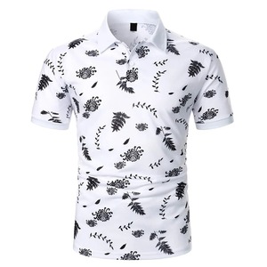 Polo T-shirt pour homme personnalisé avec logo/couleurs, sublimation, vêtement décontracté, anti-rides, respirant, confortable - Product Image 1