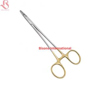 Portaagujas Manuales Ryder de Acero Inoxidable BISONS, Instrumento Quirúrgico con Certificación CE ISO13485 - Product Image 2