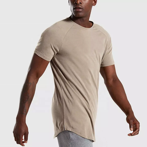 2023 Custom Brand High Quality <b>Men's</b> Gym Tees Plus Size Short Sleeve Casual Sport Fit White Plain <b>Curved</b> <b>Hem</b> <b>Men's</b> <b>T</b>-<b>Shirts</b> - Product Image 3