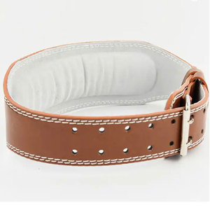 Men's <b>Plus</b> <b>Size</b> Leather Weightlifting Belt Hot Sale Lightweight Leather Weightlifting Belts - Product Image 2
