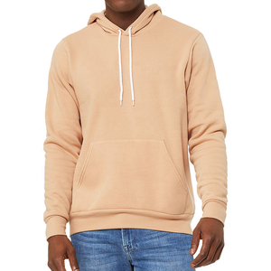 Personnalisé 400gsm 100% coton polaire écologique Streetwear poche coupe régulière grande taille hommes hiver à capuche avant chaleur - Product Image 6