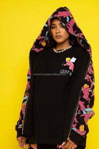 Sweat à capuche unisexe épais brodé, doublure polaire douce, écologique et respirant pour activités hivernales en extérieur, chaud au quotidien - Product Image 6