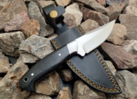 Couteau d'extérieur robuste en acier inoxydable pour le camping, le bushcraft, la randonnée, la pêche et la préparation aux situations d'urgence