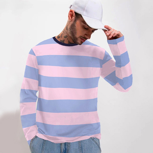 Chemises élégantes pour hommes à manches longues, couleur noire unie, respirantes, confortables, avec des designs tendance, t-shirt pour hommes - Product Image 1