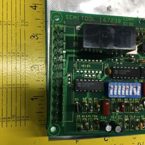 Semitool 16723-01 Carte de circuit imprimé (PCB) pour minuterie et clignoteur - Équipements et pièces semi-conducteurs d'occasion fiables à l'échelle mondiale - Product Image 1