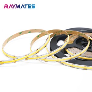 Cct Có Thể Điều Chỉnh 2700K + 6500K 608LED/M 8Mm 10Mm Led COB Dải Ánh Sáng Linh Hoạt Thay Đổi Độ Sáng 24V LED Ánh Sáng Băng - Product Image 5