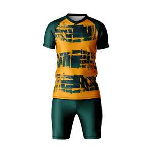 Conjunto de Uniforme de Fútbol para Hombre 2026, Jersey Sublimado Azul Oscuro y Rojo con Número 10, Poliéster Transpirable, Talla Adulto - Product Image 3