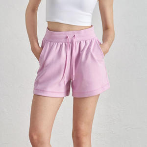 Shorts Deportivos de Cintura Alta para Mujer, con Cordones Ajustables, para Gimnasio, Fitness, Running, Yoga, con 2 Bolsillos Laterales - Product Image 6