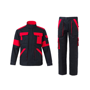 Overol de Trabajo Impermeable Unisex Gris Naranja de Microfibra, Uniforme de Mecánico de Alta Visibilidad, Ropa de Trabajo de Seguridad Industrial - Product Image 3