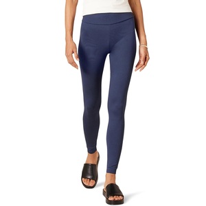 Custom Made <b>Ladies</b> <b>Leggings</b> 95% Cotton 5% Spandex <b>Navy</b> High Waist Summer Anti-Bacterial Breathable Sports Fitness Yoga - Product Image 1