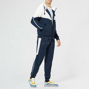 2021 New Men's Tracksuit 2 Piece Casual Pant Hoodie Jacket Sweatsuit Sport Tracksuit Set - Product Image 4