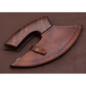 Cuchillo de Chef Ullu de Acero al Carbono Forjado a Mano, Mango de Madera, Hoja de 8-9.9 Pulgadas, Estilo Moderno, Ambidiestro, Ecológico, Extra Afilado - Product Image 6