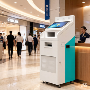 Kiosque d'impression photo instantanée interactif, kiosque d'impression de documents A4 en libre-service avec imprimante HP Lazerjet et capacité de 800 feuilles - Product Image 4