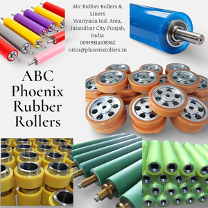 Rouleaux industriels en polyuréthane Phoenix ABC, dureté 40-90 Shore, finition de surface la plus fine, lisses, noirs, roues dynamiques - Product Image 5