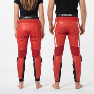 Pantalones de Cuero para Motociclistas Profesionales, Pantalones de Cuero Personalizados para Carreras de Motos, Pantalones de Cuero de Protección para Motociclistas, Unisex - Product Image 2
