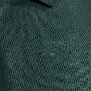Chemise polo homme manches courtes, couleur bleu ciel, coupe classique, tissu piqué 280 gsm, 100% coton peigné. - Product Image 3