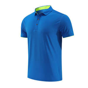 Camiseta Polo de Malla de Secado Rápido Personalizada OEM para Hombre, Color Sólido, Ligera, Informal de Negocios, Manga Corta, con Cuello y Logotipo - Product Image 1