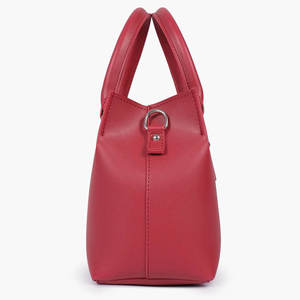 <b>Red</b> PU Leather Tote Bag Women Crossbody Handbag Shoulder <b>Purse</b> Zipper Closure Adjustable Strap for Work Travel - Product Image 2