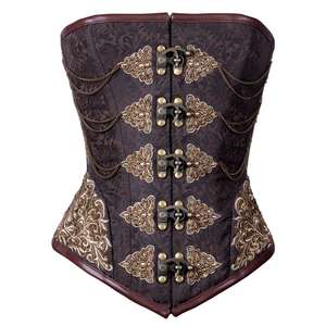 Corsets pour femmes, sexy, gainants, modernes, en brocart, pour grandes tailles, respirants - Product Image 1