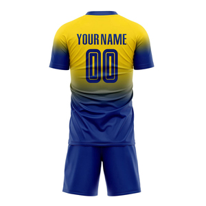 Kit de maillot de football personnalisé pour homme, manches courtes, turquoise et noir, sublimé, coupe athlétique, toutes saisons - Product Image 3