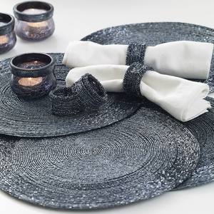 Handmade Decorative Embroidery <b>Beaded</b> <b>Placemat</b> for Stylish Dining Table Setting and Special Occasion Decor - Product Image 4