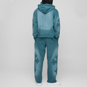 Custom Men Streetwear Tracksuit Set Professional Sportswear Solid Heavyweight Gym Fitness Durable Breathable <b>Fabric</b> OEM Service - Product Image 6
