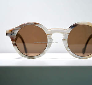 Premium Quality 100% Natural <b>Retro</b> Buffalo Horn Optical Fram/buffalo Horn Eyewear <b>Sunglasses</b>/ Buffalo Horn Agate Spectacle Frame - Product Image 3