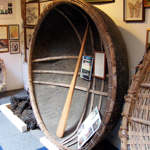 Bote de Bambú Tradicional Vietnamita, Cesta Redonda de Bambú, Fabricante al por Mayor, Exportación - Product Image 1