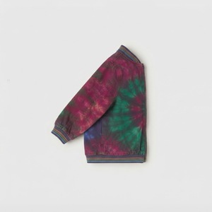Chaqueta Tie Dye Unisex Casual con Cierre Frontal, Corte Regular, Cuello Camisero, Bolsillos, Estilo Primavera - Product Image 2